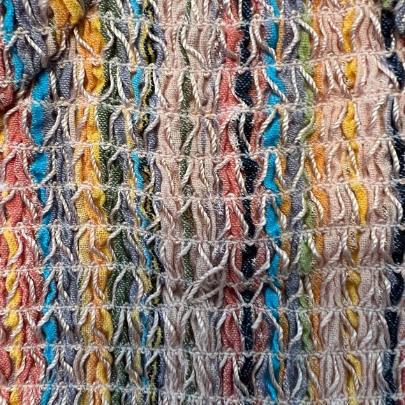 NWT Anthropologie Rainbow Smocked Top - Picture 8 of 10